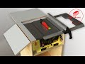 DIY Table saw - Dewalt with folding extension table  and outfeed table