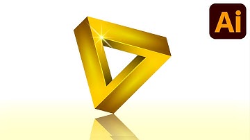 Impossible triangle | Learn logo design | Adobe illustrator tutorials | 001