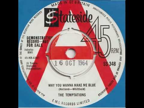The Temptations - Why You Wanna Make Me Blue - UK Stateside Records Demo released 1964