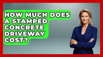 How Much Does A Stamped Concrete Driveway Cost? - Civil Engineering Explained