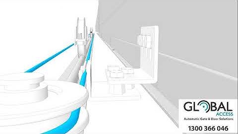 GLOBAL ACCESS - Bottom Mount Cable Driven Telescopic Gate Kit
