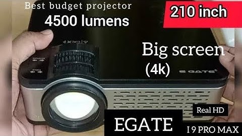 Egate i9 pro max full hd  projector video | make theatre at  home | 2023 version | dr cooking world