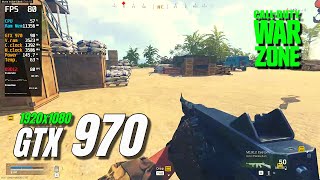 GTX 970 / Call of Duty: Warzone Pacific / 1080p / Low Quality Settings