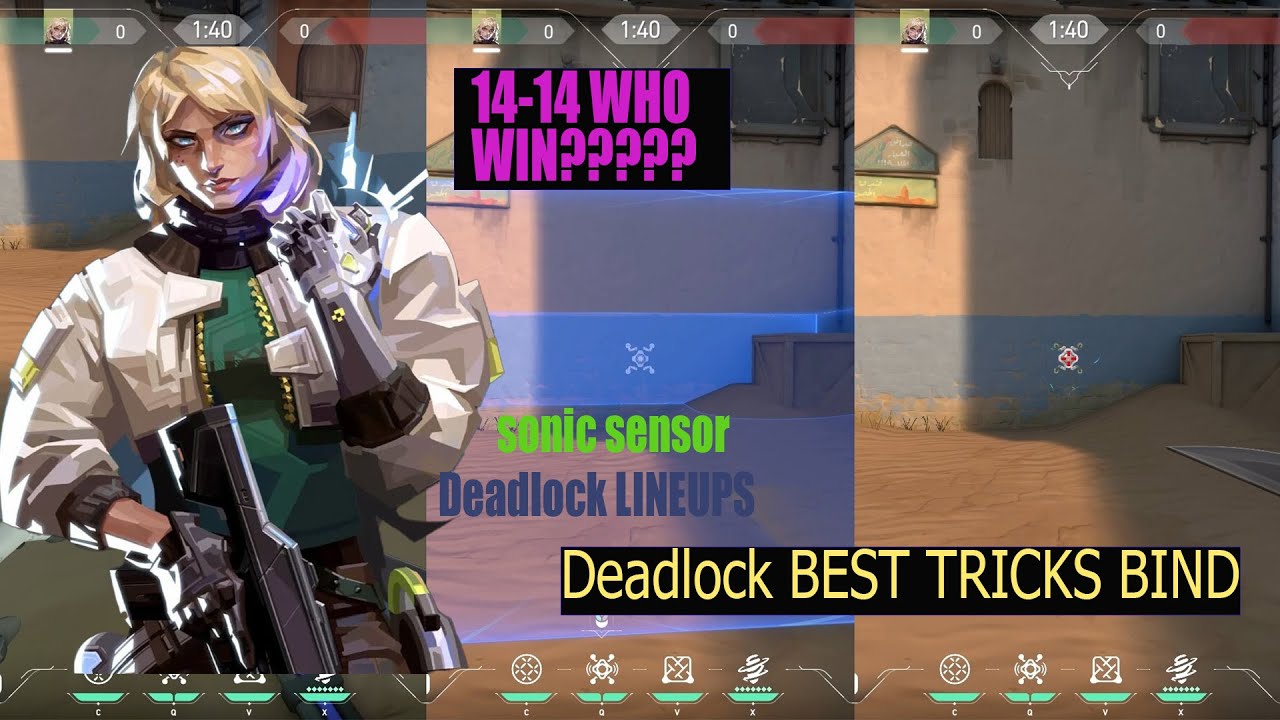 BEST DEADLOCK - Best Tricks  999 IQ Outplays - VALORANT