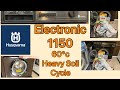 Husqvarna Electronic 1150, 60°c Heavy Soil Cycle @The Laundry Centre