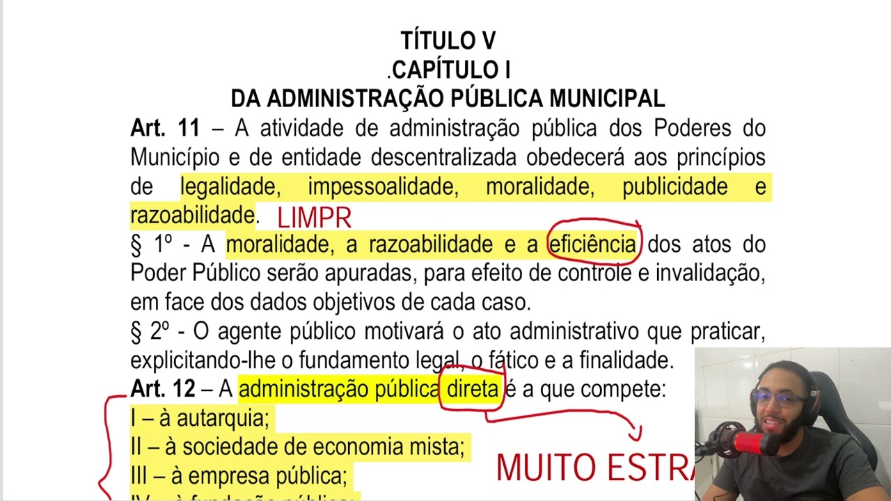 Aula 03 - Lei Orgânica do Município de Aparecida de Goiânia