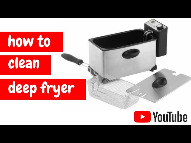 How to Clean a Deep Fryer (with Pictures) - wikiHow