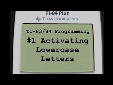 วีดีโอ: คุณพิมพ์ตัวอักษรบน TI 84 ได้อย่างไร?
