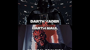 Darth Vader VS Darth Maul (Legends)