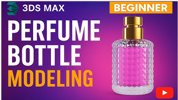 "3ds Max Beginner Tutorial – Realistic Perfume Bottle Modeling" #3dsmax #sunilrawat3d #3ddesign #3d 