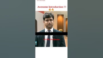 Awesome Introduction ?🔥 | UPSC Backbone | Upsc Interview | Arpit Sangal | #shorts