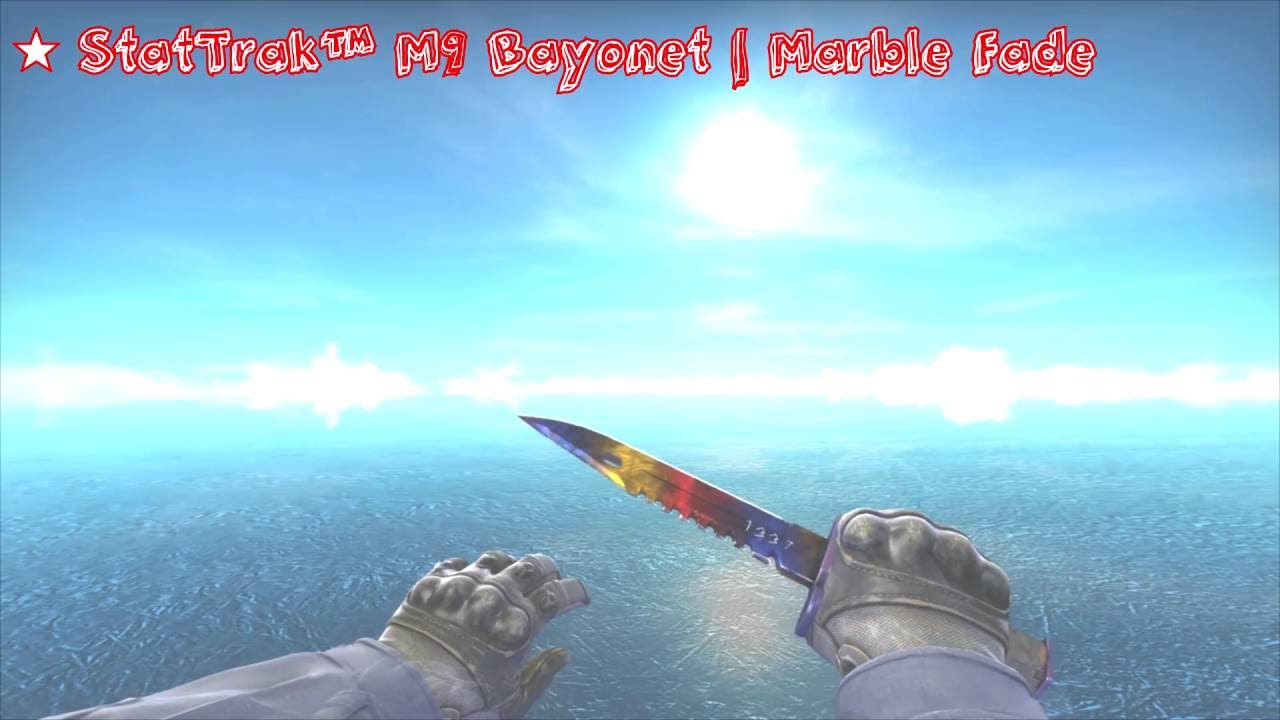 StatTrak M9 Bayonet Marble Fade (Factory New) Showcase [CS:GO] - YouTube