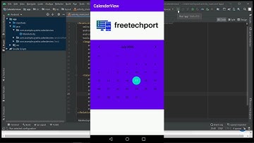 How to create a custom calendar in Android | FreeTechPort