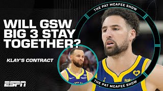 Windy says GSW aren't ready to SPLIT UP the Big 3 👀 'Klay will take a PAY CUT' | The Pat McAfee Show