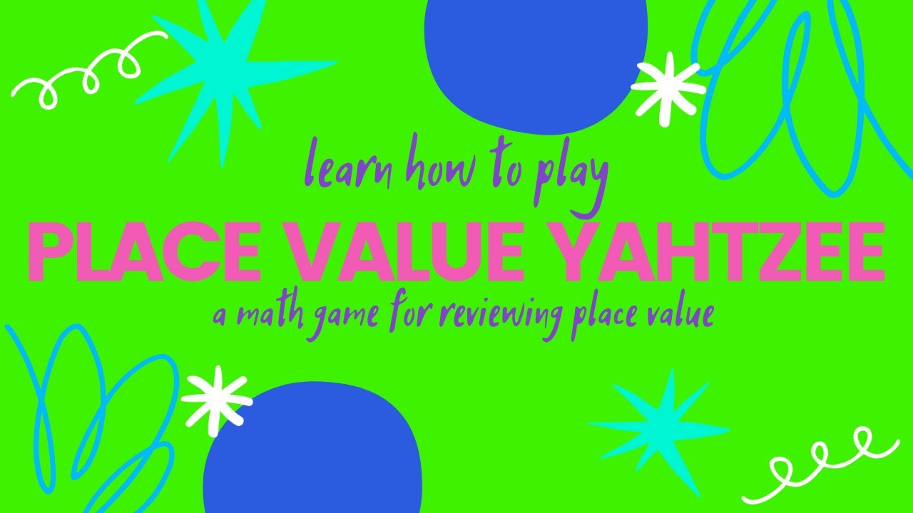 Place Value Yahtzee Math Game - YouTube