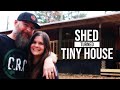 Couple builds gorgeous debt free tiny house  38 min timelapse