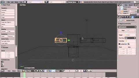 Blender 2.6 ragdoll tutorial Part 1+download