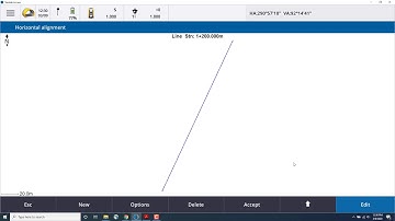 2.1) Trimble Access Tunnels - Creating a Horizontal Alignment for Tunnel Design