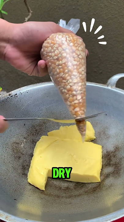 This is how BUTTER POPCORN are made..