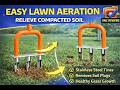 Full Review Assembly and Demo of the Kweetle Lawn Aerator, Stainless Steel Lawn Aerator