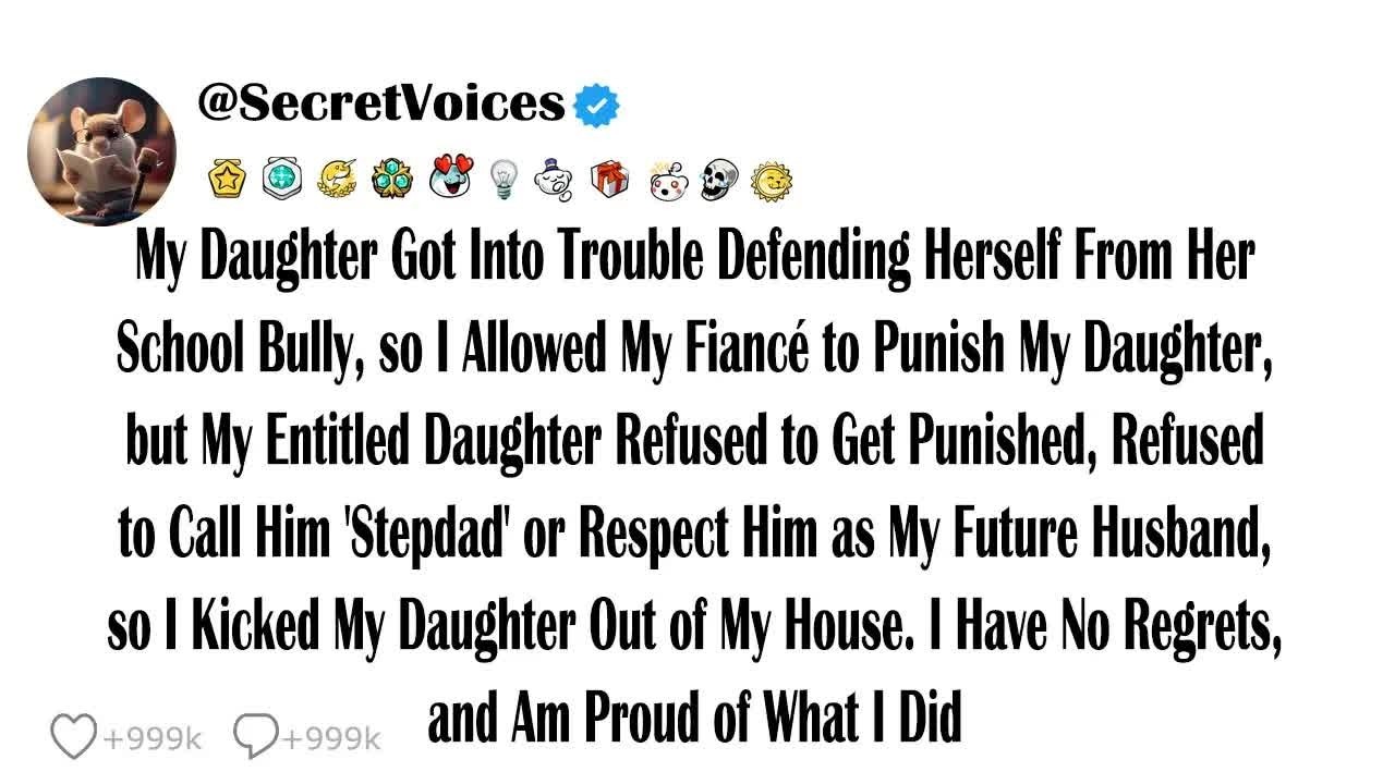 My Daughter Got Into Trouble Defending Herself From Her School Bully, so I Allowed My Fiancé to