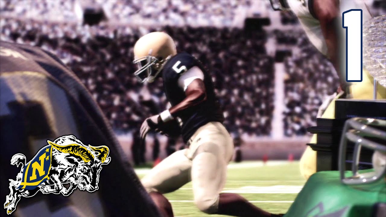 NCAA Football - Part 1 - Navy Midshipmen vs Maryland Terrapins