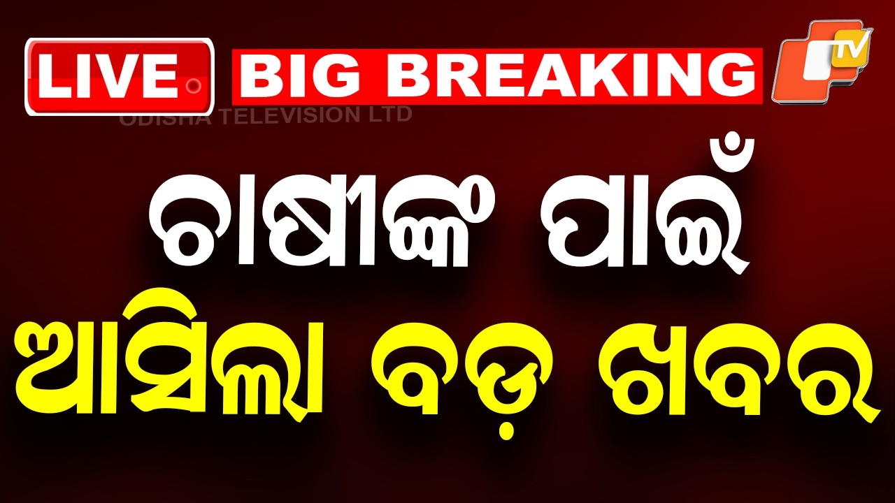 🔴Live | ଚାଷୀଙ୍କ ପାଇଁ ବଡ଼ ଘୋଷଣା | Dhana Mandi News | Farmer Registration | Breaking News | OTV