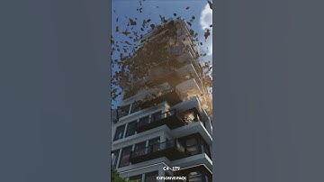 Explosion of luxury apartments with C4 explosives #teardown