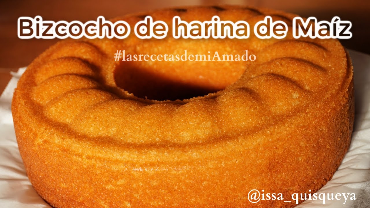 BIZCOCHO DE HARINA DE MAIZ (apto para celíacos)