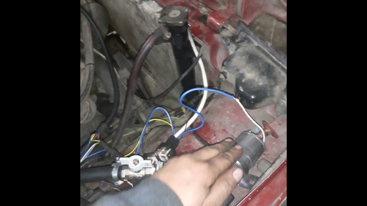 установку на ниву 21213 дополнительную помпу на печку. - YouTube