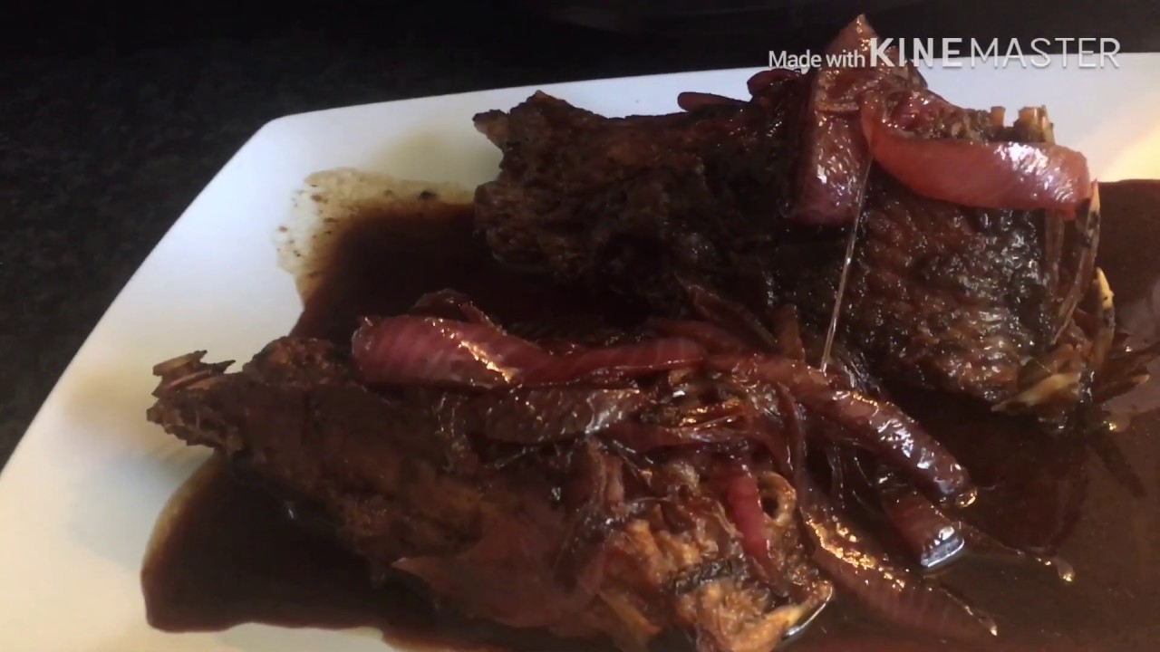 SIMPLENG ULAM FRY TILAPIA FISH WITH LEMON SOY SOUCE YouTube