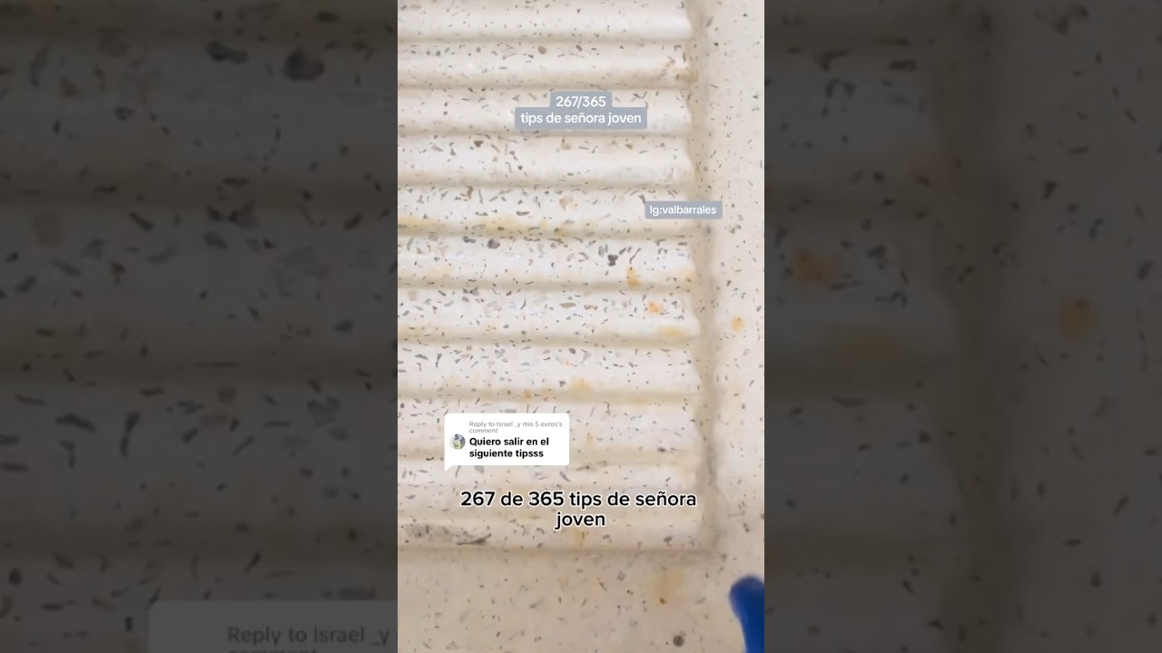 Desvanece las manchas de tu lavadero🏡 