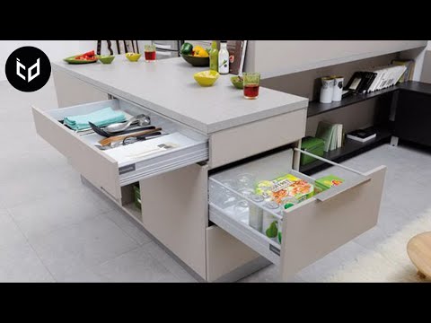 Fantastic Kitchen Design and Storage Ideas with Space Saving Smart