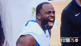Draymond Green Vs. Sacramento Kings Fans Draymond Ejected From After Stomping