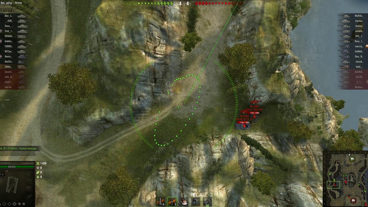 Conqueror Gun Carriage тест 0.9.22