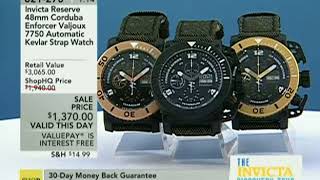 Invicta Reserve 48mm Corduba Enforcer Valjoux 7750 Automatic Watch
