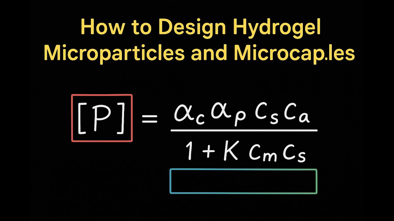 How to Design Hydrogel Microparticles and Microcapsules for Water Purification: A 15-Minute Break...