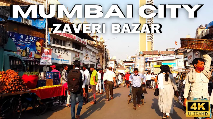 MUMBAI Walk 4K ZAVERI BAZAR | SOUTH BOMBAY MARKETS...