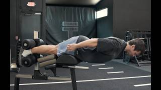 Nordic Hamstring Curl Progression on GHD