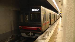 【ライト点灯シーン付き】名鉄4000系4009F 普通尾張旭行き栄町駅発車