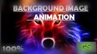 How to animate background image with HTML and CSS 100%
