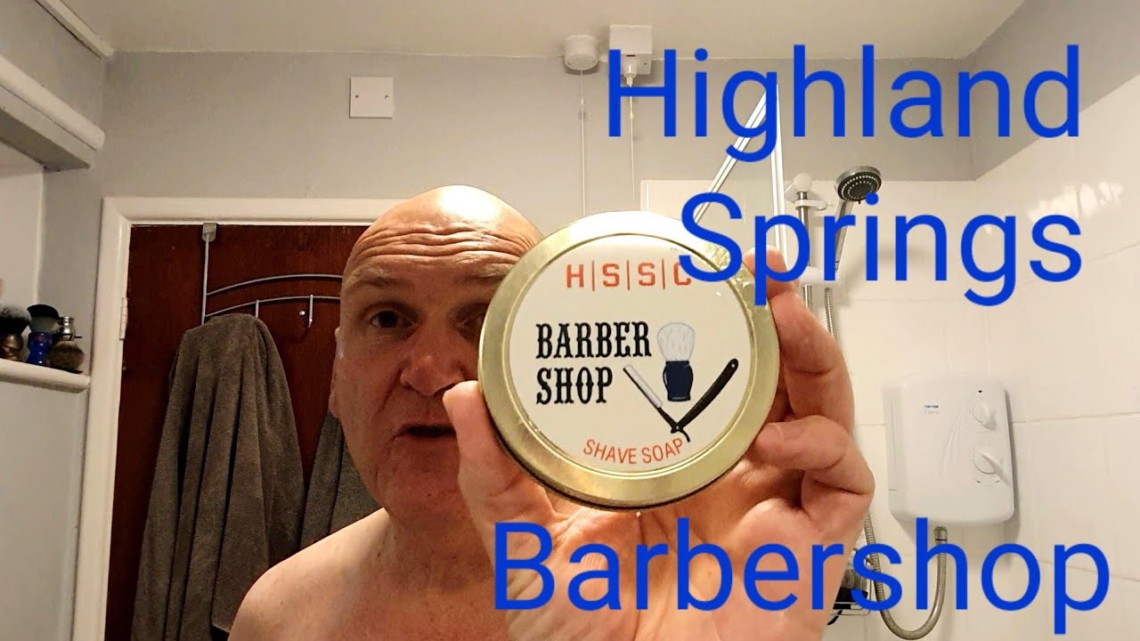 Highland Springs Barbershop. Rockwell 6S Safety Razor. Wilkinson Sword Saloon Blade.