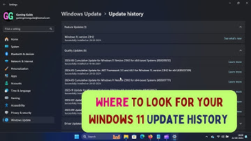 Where to Look For Your Windows 11 Update History?