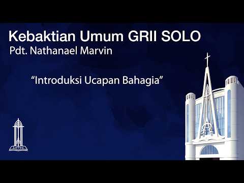 Khotbah Minggu KU1 @GRIISolo 09 Agustus 2026 Pdt. Nathanael Marvin