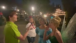 Playing Games And Having Fun With Peter Pan, Wendy And Tinker Bell At Throwback Nite