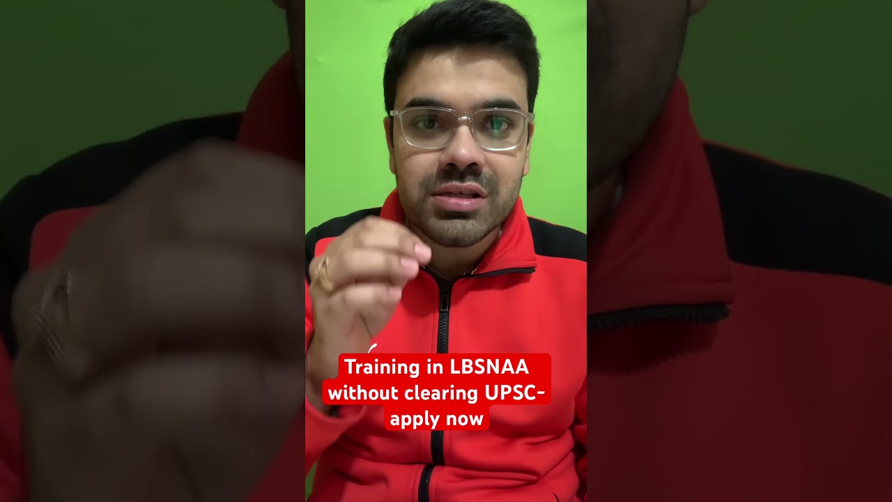 Training in LBSNAA without clearing UPSC 
