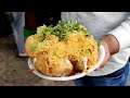 India's Biggest Golgappa Chaat | Jumbo Dahipuri | Indian Street Food