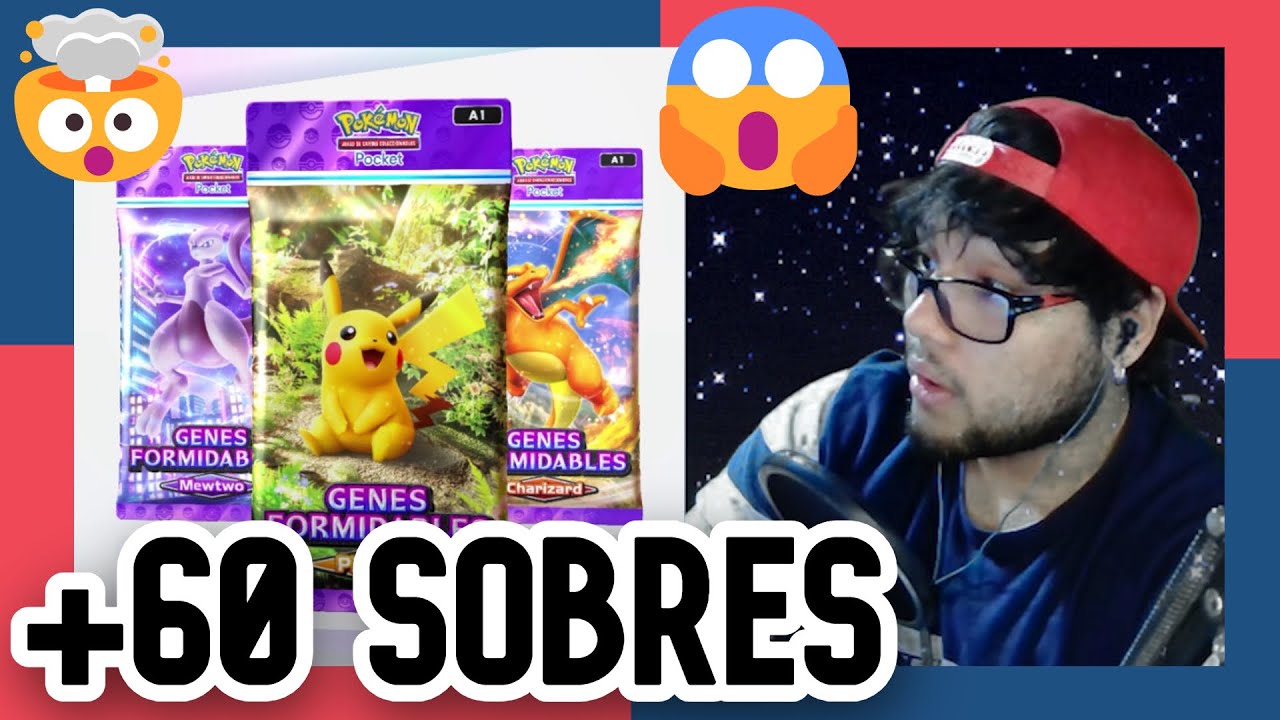 Abriendo Mas De 60 SOBRES En POKEMON TCG POCKET 😱 2025 - YouTube