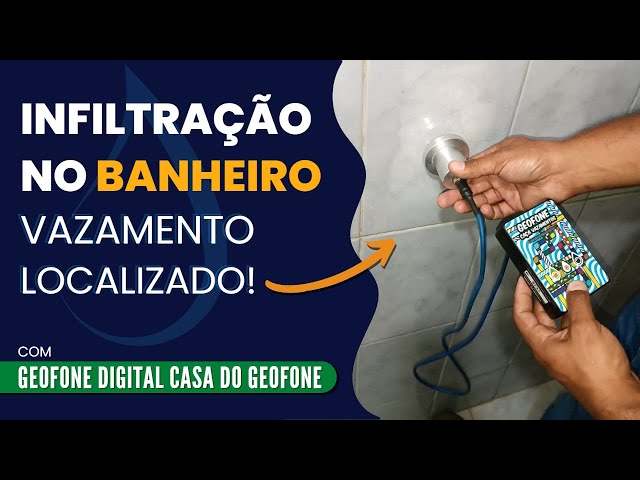 Rei Caça Vazamentos Água, Conta Alta Infiltrações + Laudo