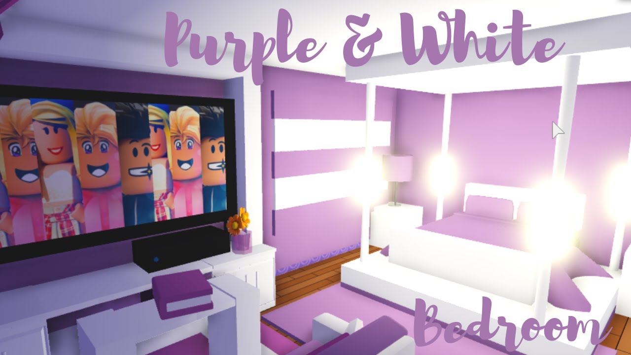 Purple Bedroom Speedbuild Roblox Adopt Me Youtube - girly bedroom roblox adopt me bedroom ideas